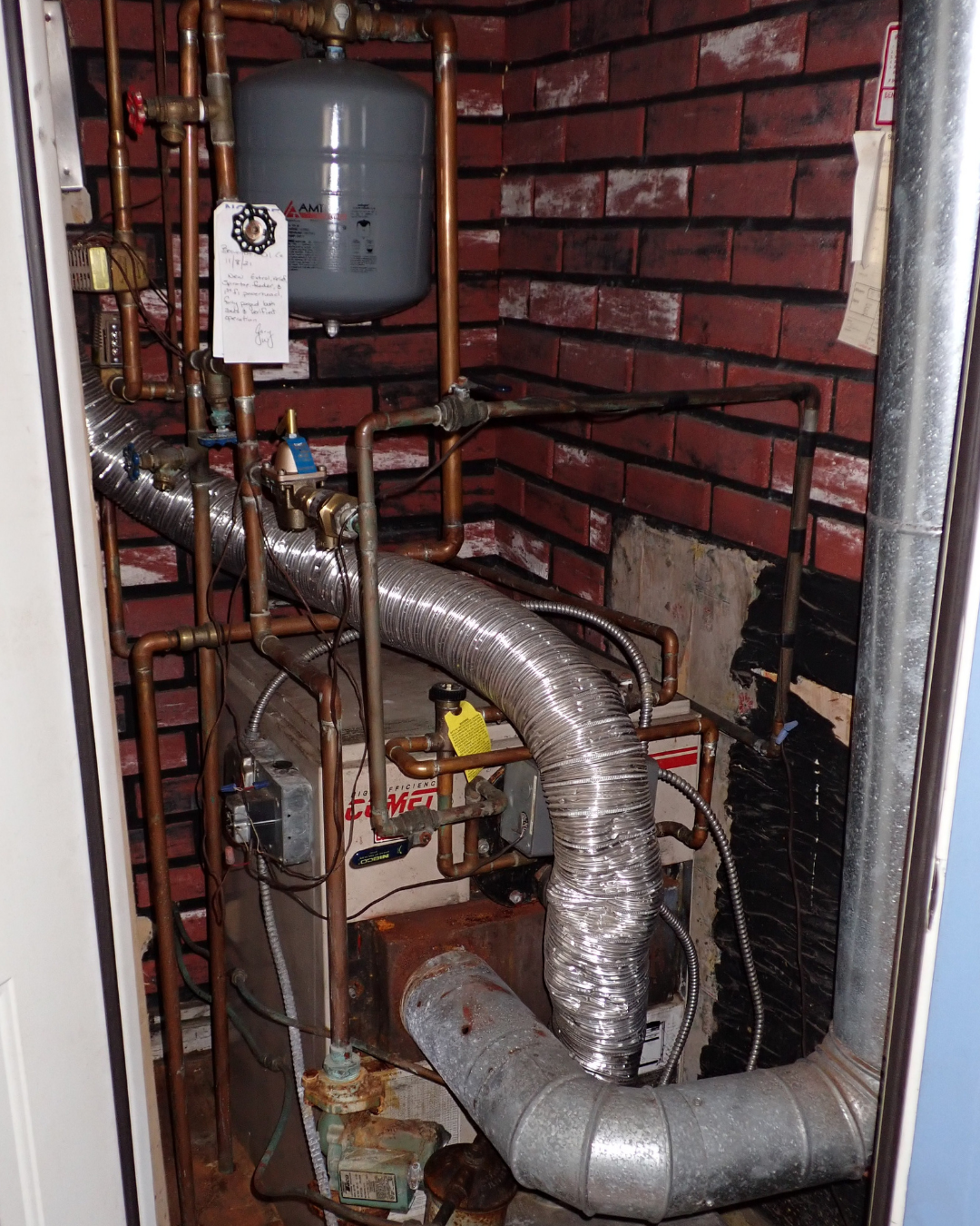 HVAC in basement