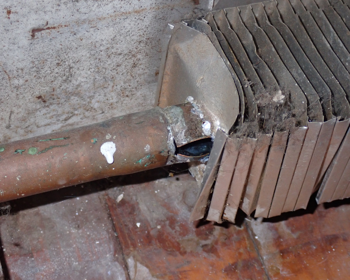 Rusted metal